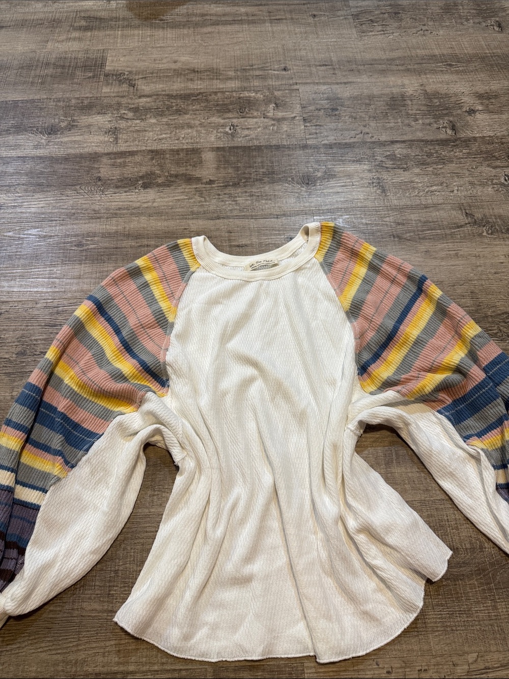 We the free rainbow dreams balloon long sleeve